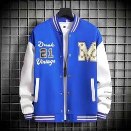 Men's Jackets Los Angeles California USA City Retro Letter Mens Clothes Loose Fashion Baseball Uniform Casual New Tops Comics Male Jackets HKD230710