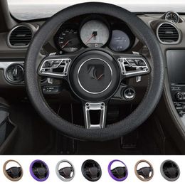 Steering Wheel Covers Silicone Cover Soft Wear Resistant Non Slip Protective Case Elastic Glove Improves Grip