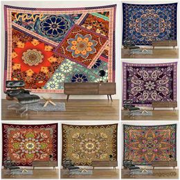 Tapestries Tapestry Flower Wall Hanging Cloth Fabric Large Tapestry Interior Bedroom Dorm Room Decor Aesthetic R230710
