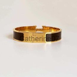 Bangle High quality designer design Bangle stainless steel gold buckle bracelet fashion Jewellery men and women bracelets J230710