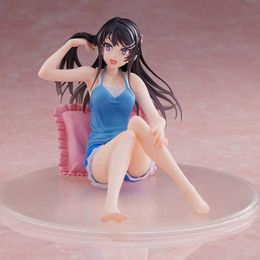 Action Toy Figures Anime Youth Boy Will Of Bunny Girl Senpai Sakurajima Figure Loungewear Model Collection Ornament Toy