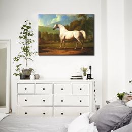 Horse Canvas Art George Stubbs Painting D.w.c. Horses Handmade Classical Landscape Home Office Decor