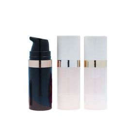 100pcs 10ml Refillable Lotion Bottles Airless Pump Vacuum Container Empty Plastic Cosmetic Bottle Lngvb