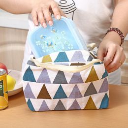 Storage Bags Portable Lunch Box For Women Kids School Insulated Food Picnic Tote Bag Thermal Cooler