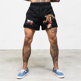 Raincoats Anime Baki Hanma Gym Shorts Men Women 3d Printed Quick Mesh Dry Casual Shorts Fashion Short Pants for Fiess Workout Running