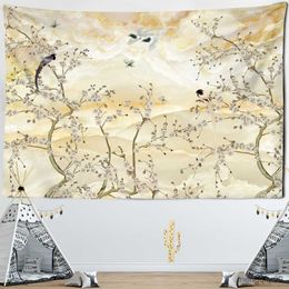 Tapestries Tapestry Landscape Painting Scenery Animals Natural Scenery Wall Hanging Decoration For Home Bedroom R230710