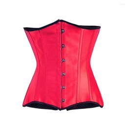 Women's Shapers Lace Up Steel Boned Waist Training Underbust Corset Trainer Shaper For Weight Loss Plus Size