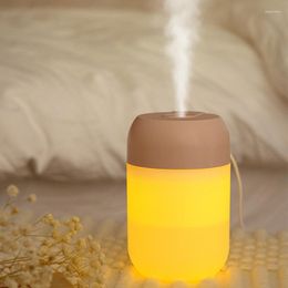 Night Lights Household Mute Humidifier Light 300ML Mini Air USB Multifunctional Car Purifier For Bedroom Office