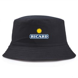 Stingy Brim Hats Selling Ricard Bucket Women Man Classic Cotton Summer Fisherman Caps Teen Outdoor Sport Fishing Hat Girl Boy Bob Panama 230710