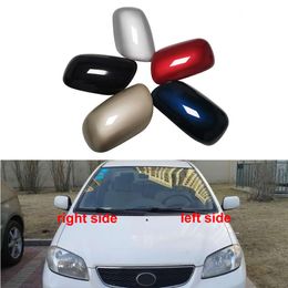 For Toyota Vios 2002-2007 Car Accessories Reversing Mirrors Cover Rearview Mirror Shell Color Painted