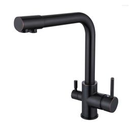 Kitchen Faucets Drinking Water Faucet Home Philtre Purifier Double Outlet And Cold Mixer Sink Tap