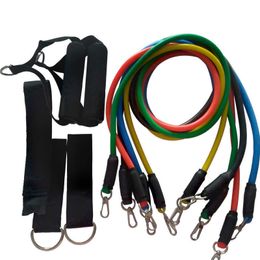 Resistance Bands YOUGLE Fitness Equipments Workout Resistance Bands Latex 11pcs/set Exercise Pilates Tubes Pull Rope Expanders Training HKD230710