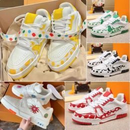 Trainer Dot Shoes Designer Shoes Fat Trainer Bread Shoe Skateboard Letter Lace Sneaker Spring Summer Show Casual Couple Sports DIY Shoes Size 35-45