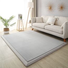 Carpet Coral Fleece for Living Room Luxury Thick Warm Bedroom Kids Area Rugs Anti Slip Tatami Floor Mat Mattress Home Decor 230710