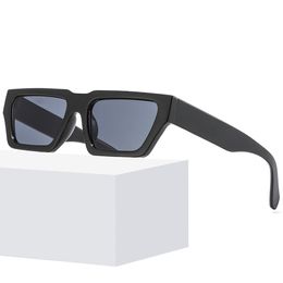 Brand Designer Rectangle Cat Eye Sunglasses Men Retro Shades Male Sun Glasses Small Frame Vintage Driving Oculos De Sol