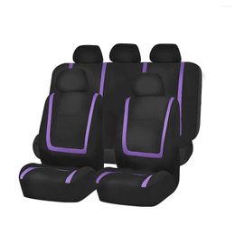 Car Seat Covers Cover Set Breathable Mesh And Fashionable Simple Bench Split Protective Sporty (bl