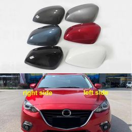 for Mazda 3 Axela 2014-2016 Replace Outer Rearview Mirrors Cover Side Rear View Mirror Shell Housing Color Painted 1PCS