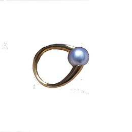 High version Cruel and Beautiful Mediaeval Heavy Industry Solid Inlaid Carti Antique Jewellery Same Style Pearl Ring 18K Gold Australian White THT3