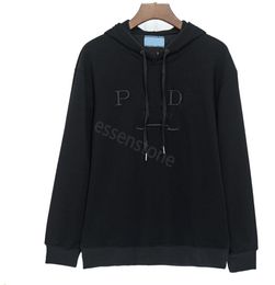 Mens hoodies triangle Luxury designer hoodies P letters Women