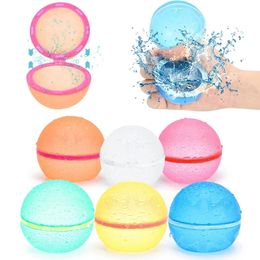Sand Play Water Fun Reusable Balloons Refillable Summer Splash Party Games for Swimming Pool Outdoor Parties Self Sealing 230710