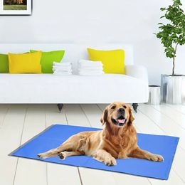 Summer Pet Cooling Mat Collapsible Gel Cooling For Dog Cage Cooling Pad Summer Pet Ice Cushion