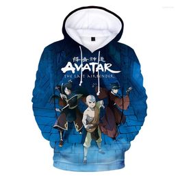 Men's Hoodies Anime Avatar The Last Airbender 3D Print Harajuku Streetwear Sweatshirts Men Women Fashion Casual Pullover