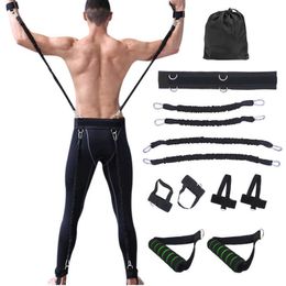 Resistance Bands Exercise Elastic Resistance Workout Bands Boxing Muay Thai Jump Equipment Crossfit Agility Arm Speed Training Bounce Pull Rope HKD230710