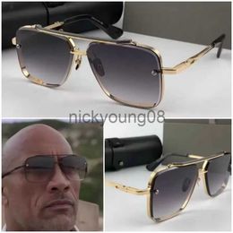 Sunglasses luxury sunglasses Full Frame fashion design man sunglasses Flight 006 Mach Six square frames vintage popula style protective outdoor eyewear x0710