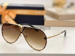 Sunglasses Sunglasses For Men Women Summer 1060 Style Sunshade Anti-Ultraviolet Retro Plate Oval Frameless Glasses Random Box x0710 x0828