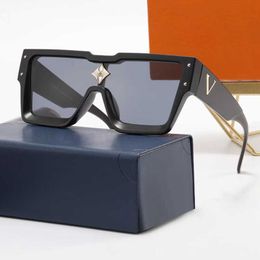 Fashion Sunglasses Frames Designer for woman Fashion Glasses Rectangle Big Full Frame Letter Design Man Women 5 Option Top Quality