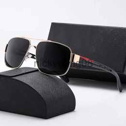 Sunglasses New luxury Oval sunglasses for men designer summer shades Polarised eyeglasses black vintage oversized sun glasses of women male sunglass with box x0710