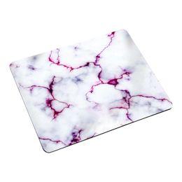 Mouse Pads Wrist Marble Round Mouse Pad Square Waterproof Rubber Base Mousepads New Washable Mousepads With Cloth For Office Laptop R230710