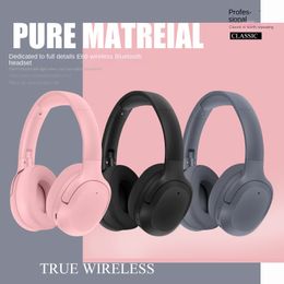 Wireless Headworn Bluetooth Earphones, Subwoofer Stereo Card, Sports Computer Earphones