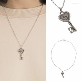 Pendant Necklaces Heart-shape Keys Necklace Charm Accessory Neck Jewellery Heart Choker