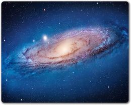 Nebula Mouse Pad Small Computer Desk Mouse Pad with Personalised Galaxy Design Office Non-Slip Rubber Mousepad