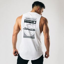 Men's Tank Tops Mens Workout Tank Tops Muscle Cut Off Shirts Sleeveless Bodybuilding Gym Tee Shirts Singlet 230710