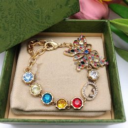 Retro Luxury Designer Charm Bracelets Brand Letter ggity Bracelet Chain Women man Gold Wristband Link Chain Couple Gifts Jewerlry Accessories 244534