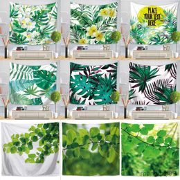 Tapestries Wall Hanging Tapestry Leaf Blanket Beach Towel Wall Decorative Carpet for Living Room R230710