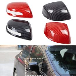 For Honda Civic 9th 2012-2015 Car Accessories Side Auto Mirrors Cover Rearview Wing Mirror Cap Carbon Fibre 1 Pair