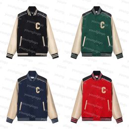 Luxury Brand Mens Baseball Coats Designer Street Hiphop Jackets Varsity Coats Autumn Winter Clothing