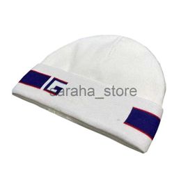 Beanie/Skull Caps Designer Brand Quality Men's Beanie Hats Women's Couples Autumn and Winter Letter Stripe Stretch Warm Knit Hats J230710