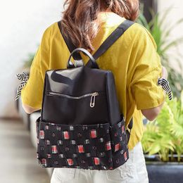 School Bags Women Backpack Solid Colour Shoulder Bag Fashion For Teenage Girl Children Backpacks Female 2023