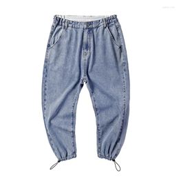 Men's Jeans Plus Size Men Streetwear Loose Denim Pants Spring Oversize Harem Sweatpants Male Fashion Ankle-Length