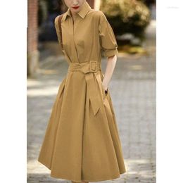 Casual Dresses Midi Length Summer Vintage Dress Sets Woman Clothes For Women Clothing Trendyol Urban Basic Women's Skirt Streetwear Y2k