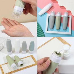 Storage Bottles 60/90ML Lightweight Travel Silicone Lotion Packing Refillable Squeeze Container Empty Bottle