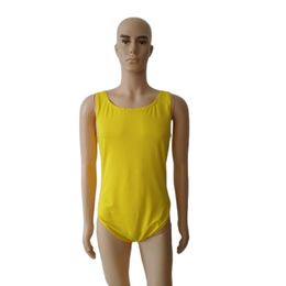 New design Costumes Ballet Dance Wear Sleeveless Bodysuit One Piece Swimwear for girl Sexy Tight Jumpsuit Spandex Suit