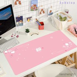 Mouse Pads Wrist Large size ccat Art Mouse Pad Rubber PC Computer Gaming Mousepad Desk Mat Locking Edge 1000x500x3mm desk rug R230710