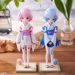 Action Toy Figures Anime Re Life In Different World From Zero Figure Childhood Kimono Model Collection Gift Toy ornaments 18CM R230710