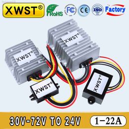 Jump Starter DC Converter 30V72V 48V 60V to 24V Buck Power Supply Inverter 128A Voltage Regulator Transformer Module Waterproof for Car HKD230710