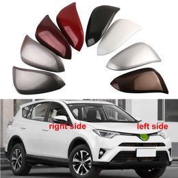 For Toyota RAV4 RAV 4 2014-2019 Car Accessories Rearview Mirrors Cover Rear View Mirror Shell Housing Colour Painted